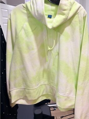 Neon Lime Tie-Dye Hoodie
